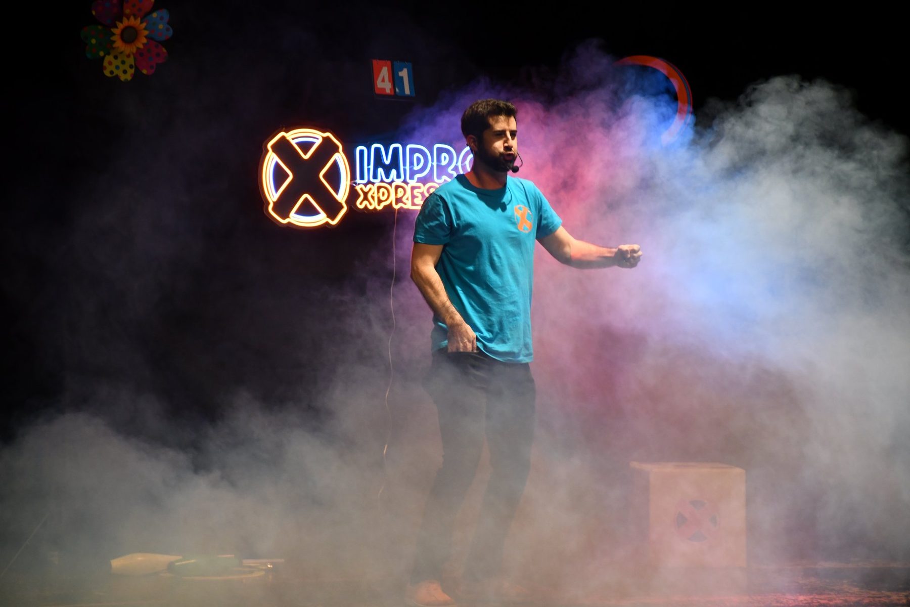 Eduardo Salgado actuando